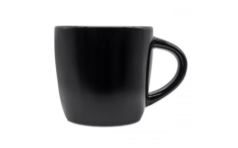 Kubek ceramiczny Arona 320 ml, czarny