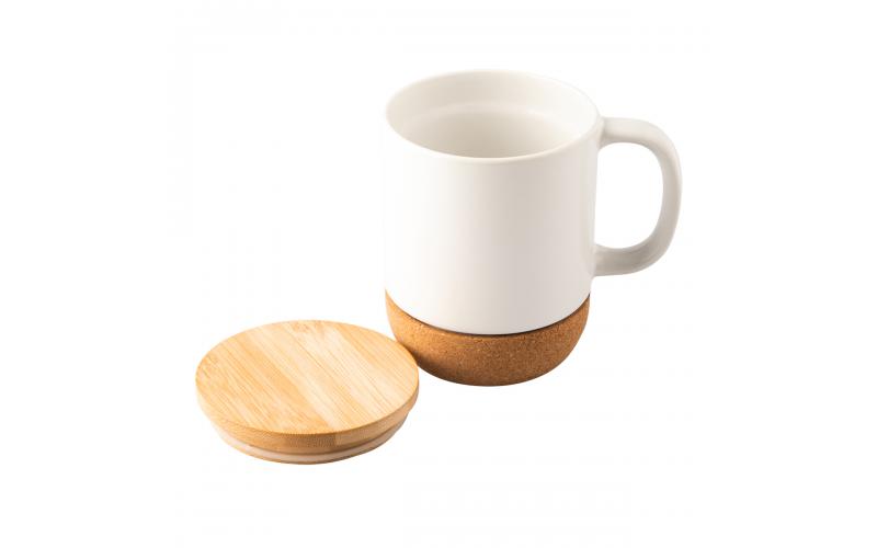 Kubek ceramiczny z powłoką sublimacyjną Giulio, biały
