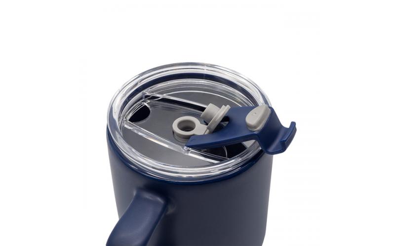 Kubek ceramiczny Azzurro 440 ml, granatowy