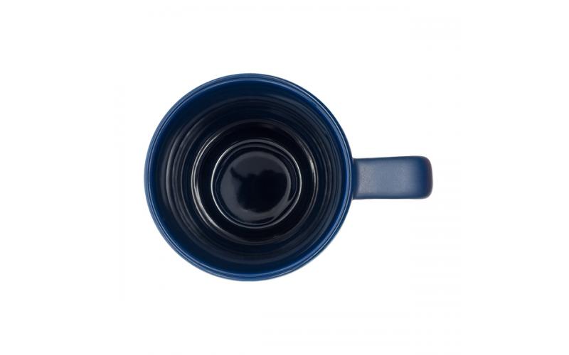 Kubek ceramiczny Azzurro 440 ml, granatowy