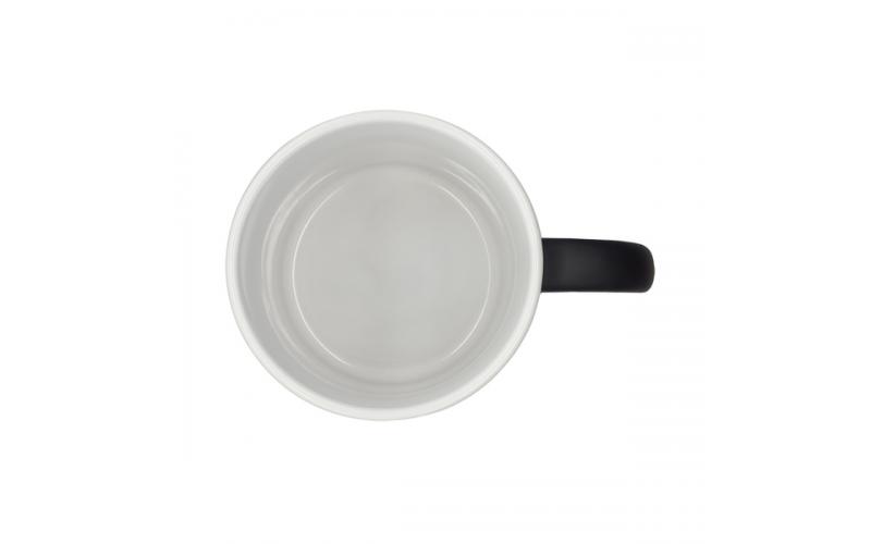 Kubek ceramiczny Velutti 350 ml, czarny