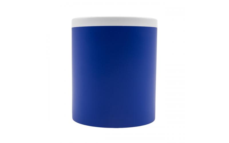 Kubek ceramiczny Velutti 350 ml, niebieski