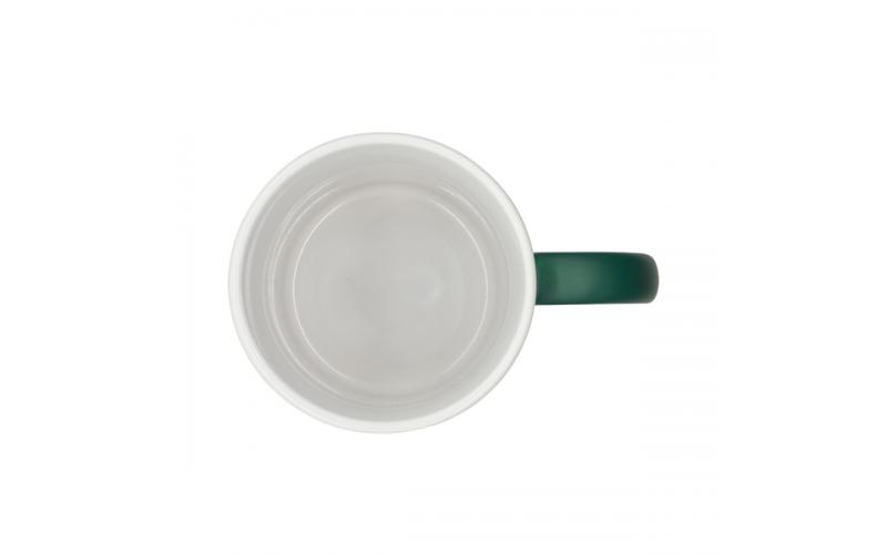 Kubek ceramiczny Velutti 350 ml, zielony