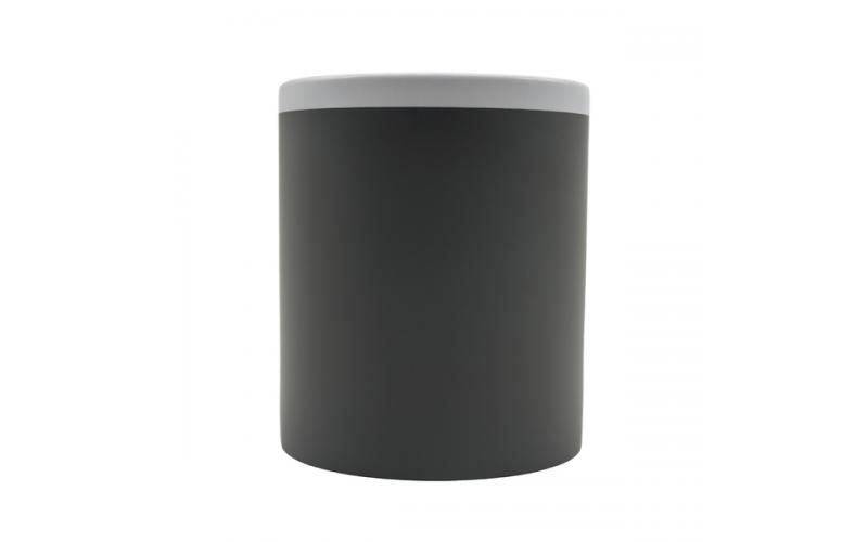 Kubek ceramiczny Velutti 350 ml, szary
