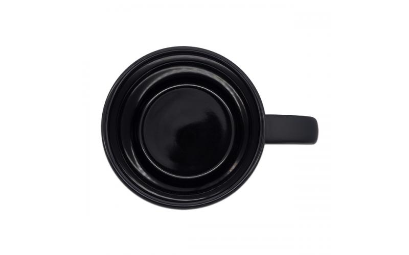 Kubek ceramiczny Esla 345 ml, czarny