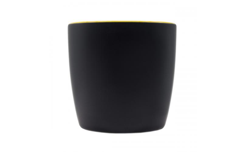 Kubek ceramiczny Esla 345 ml, żółty