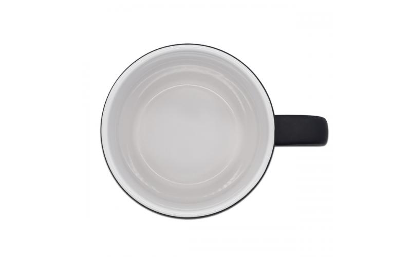 Kubek ceramiczny Esla 345 ml, biały