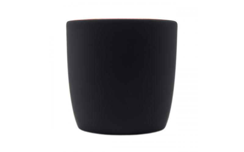 Kubek ceramiczny Esla 345 ml, pomarańczowy