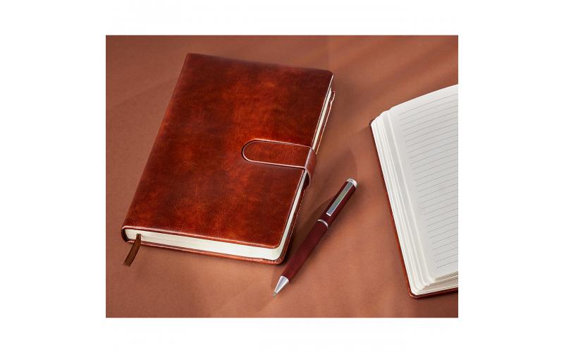 Notes Ricaso, brązowy