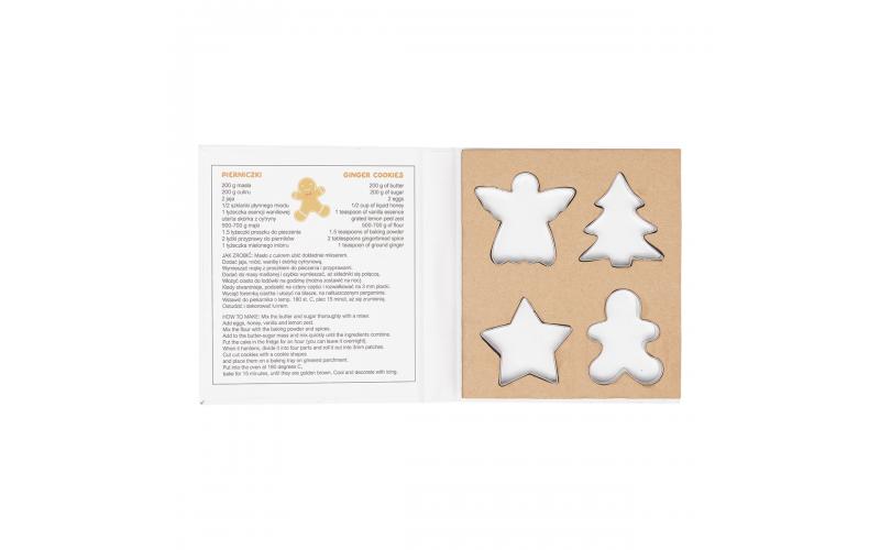 Foremki do ciasteczek Cookie, biały