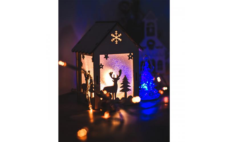 Lampion Christmas Lantern, biały