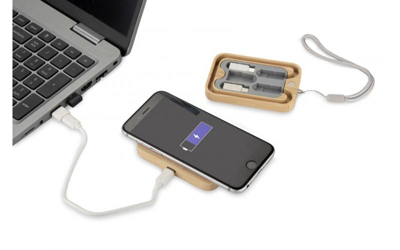 Zestaw kabli do ładowania z ładowarką indukcyjną BUMO