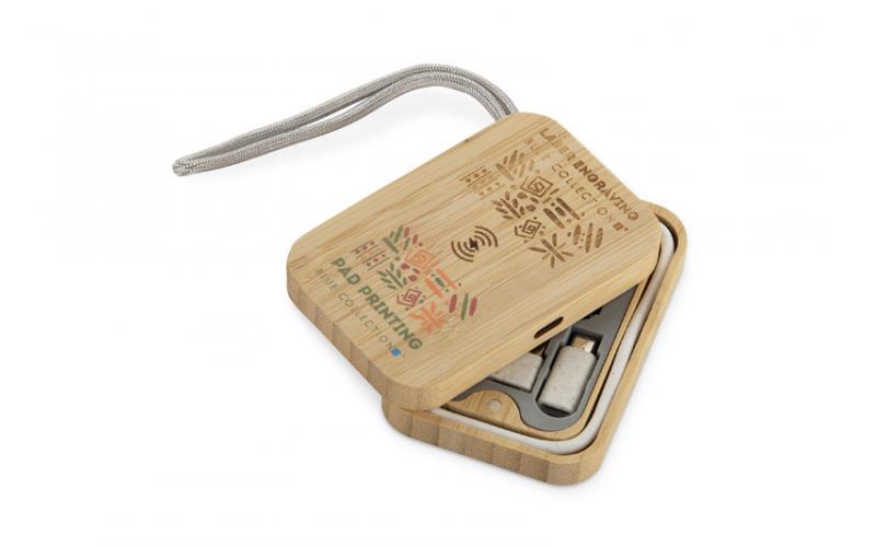 Zestaw kabli do ładowania z ładowarką indukcyjną BUMO