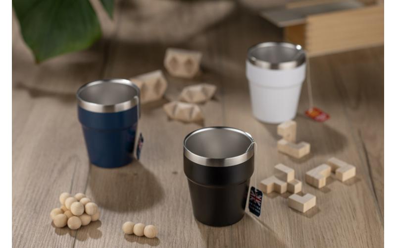 Kubek z recyklingowanej stali nierdzewnej MAKEL 300 ml