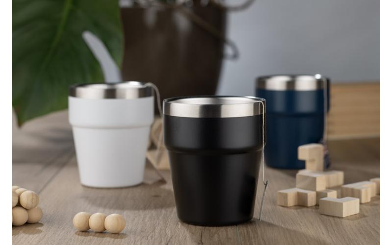 Kubek z recyklingowanej stali nierdzewnej MAKEL 300 ml