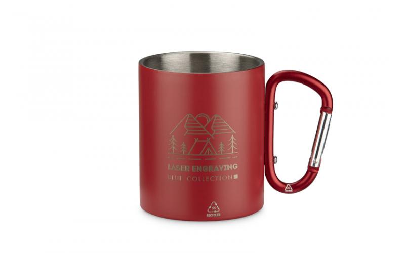 Kubek z recyklingowanej stali nierdzewnej VIVO 250 ml