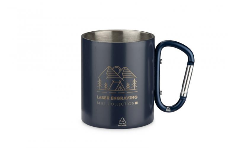 Kubek z recyklingowanej stali nierdzewnej VIVO 250 ml