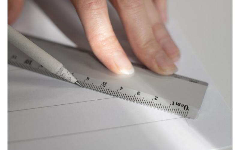 Linijka metalowa 30 cm FERRA