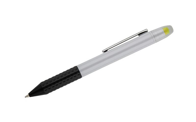 Długopis z zakreślaczem FLUO