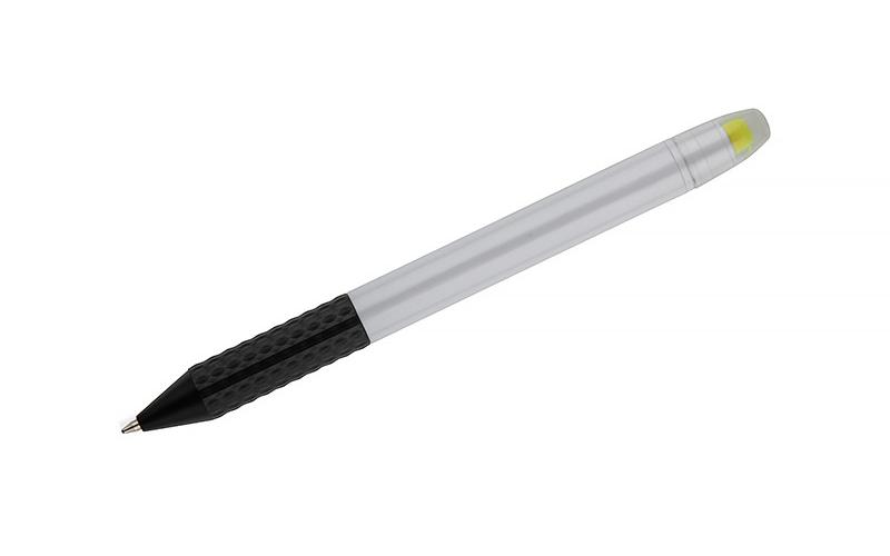 Długopis z zakreślaczem FLUO
