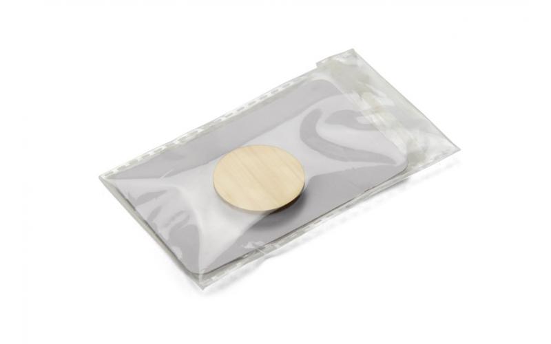 Przypinka bambusowa ROUND