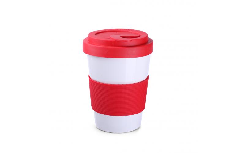 Coffee2go Lock 350ml czerwony/czerwony