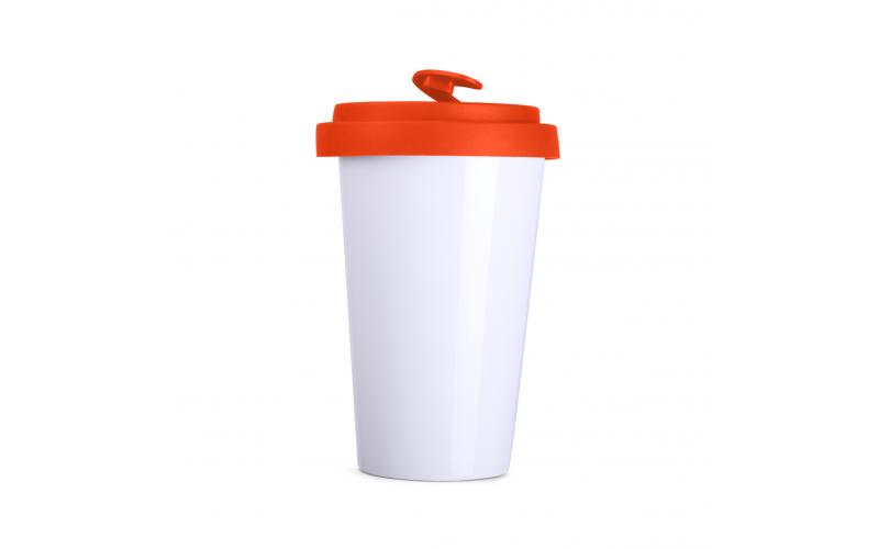 Freedom Lock 280ml biały/pomarańczowy