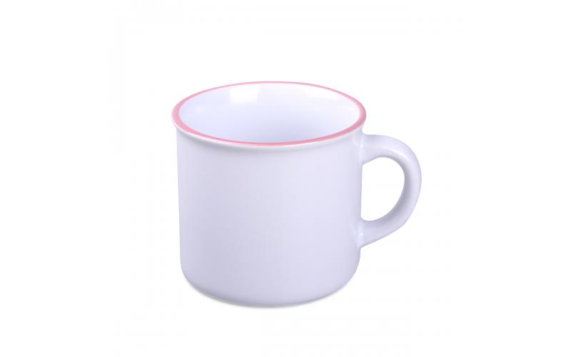 Loft Art 290ml biały/różowy