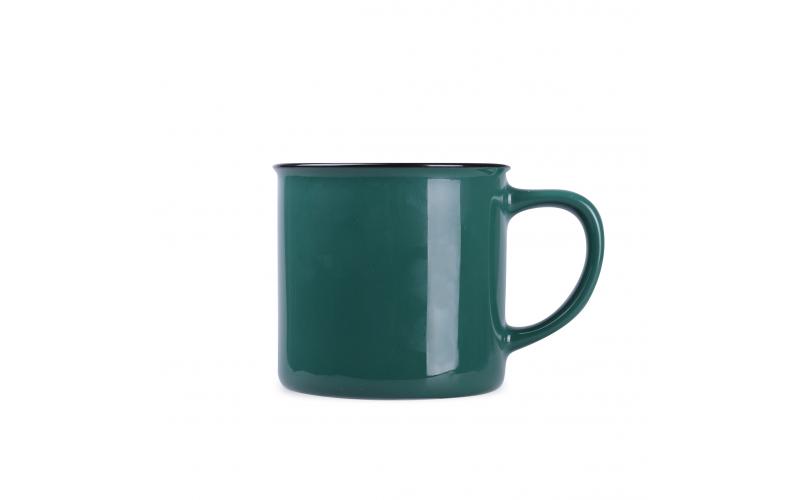 Loft 300ml ciemnozielony/biały