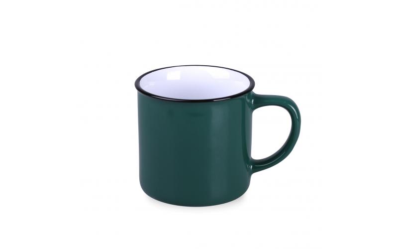 Loft 300ml ciemnozielony/biały