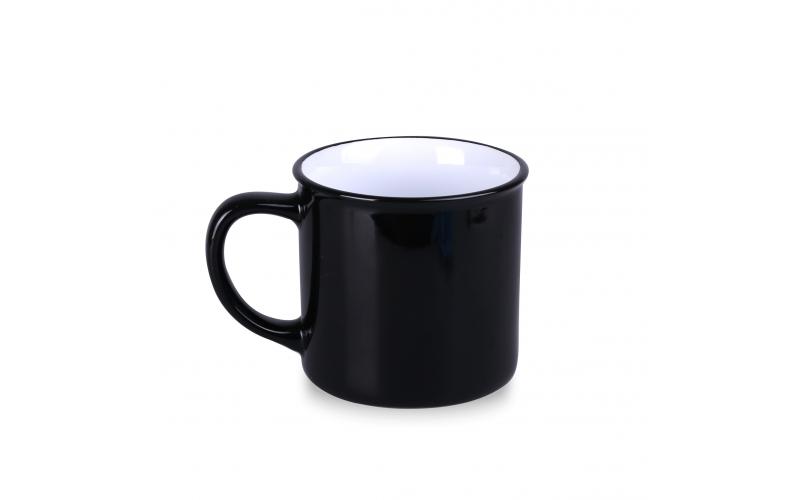 Loft 300ml czarny/biały