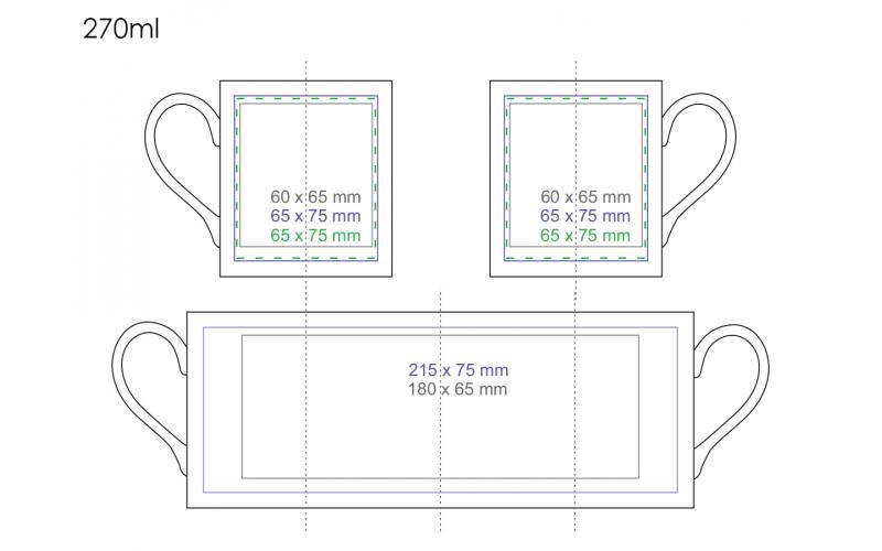 Paro 270ml biały/biały