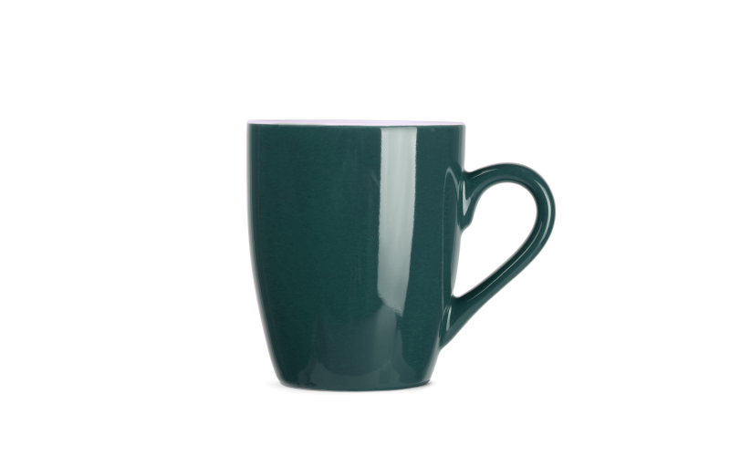 Ilona 300ml ciemnozielony/biały