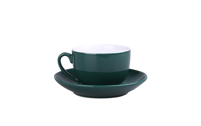 Sonata Premium 220ml ciemnozielony/biały