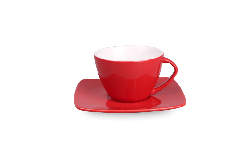 Luna Set 220ml czerwony/biały