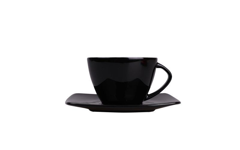 Luna Set 220ml czarny/biały