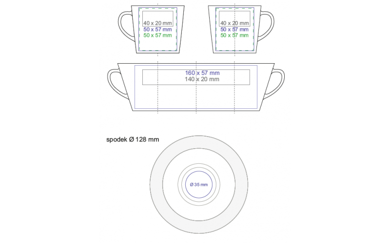 Victor 120ml biały/biały