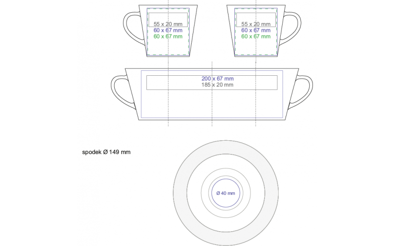 Victor 210ml biały/biały