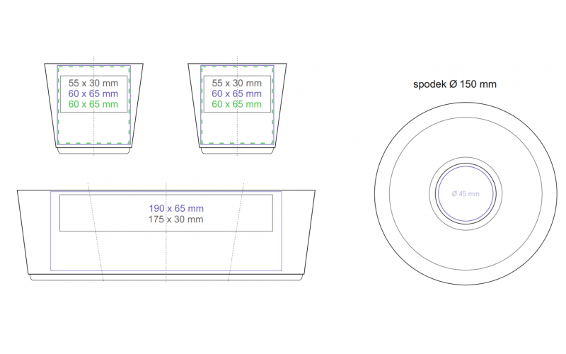 Medea Set 220ml biały