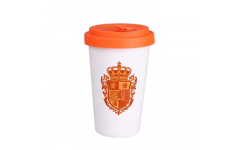 Freedom Lock 280ml biały/pomarańczowy