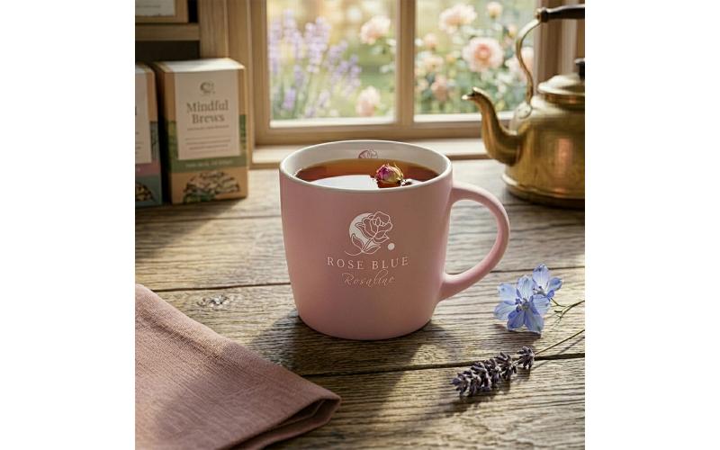 Handy Velvet 320ml rose pink/biały