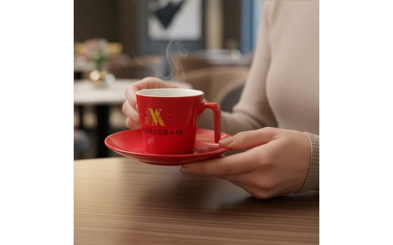 Eve Set 180ml czerwony/biały