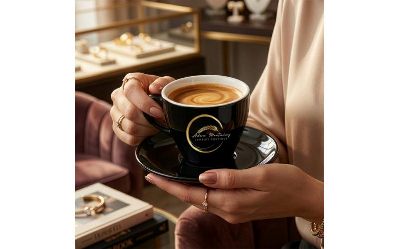 Verona Nero Set 220ml czarny/biały