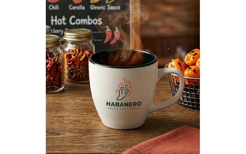 Americano Small Pure 250ml biały/czarny