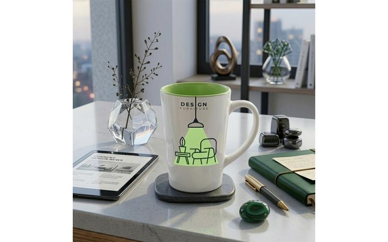 Fresh 280ml biały/jasnozielony