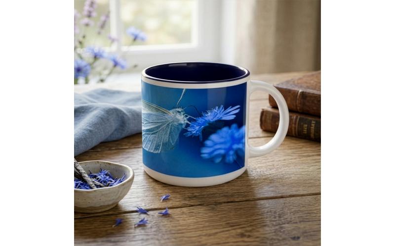 Modern Art Solid 390ml biały/midnight blue