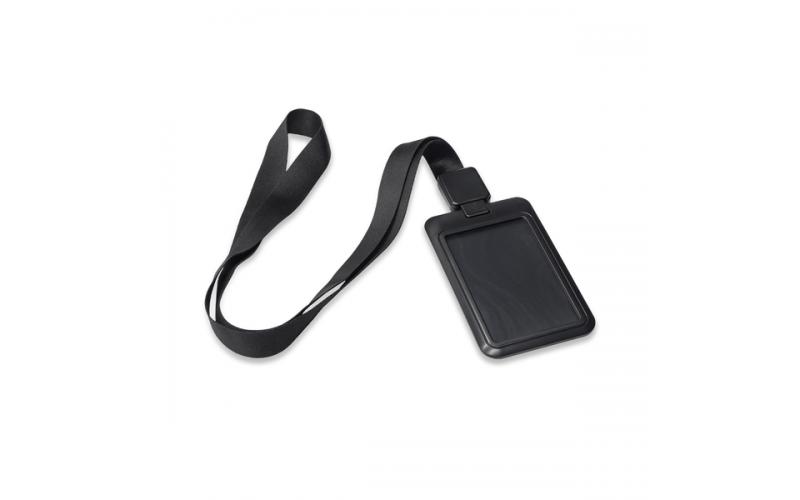 Smycz do identyfikatora Gant, czarny