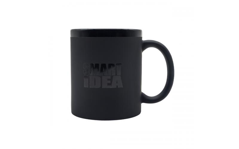 Kubek ceramiczny Velluto 350 ml, czarny