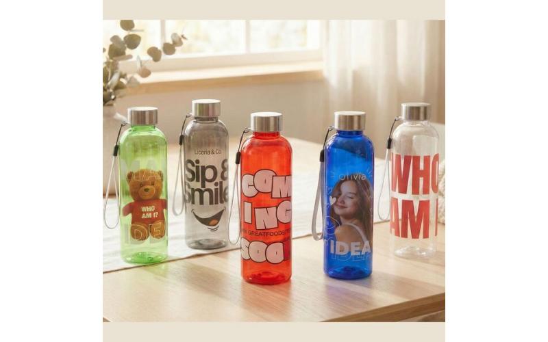 Butelka RPET Vetta 500 ml, transparentny