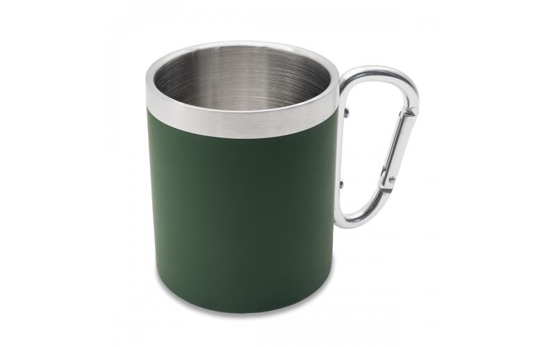 Kubek stalowy Magaro 300 ml, ciemny zielony